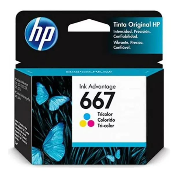 Cartucho Tinta Hp 667 Color 3ym78al Original 1275 2374 2375