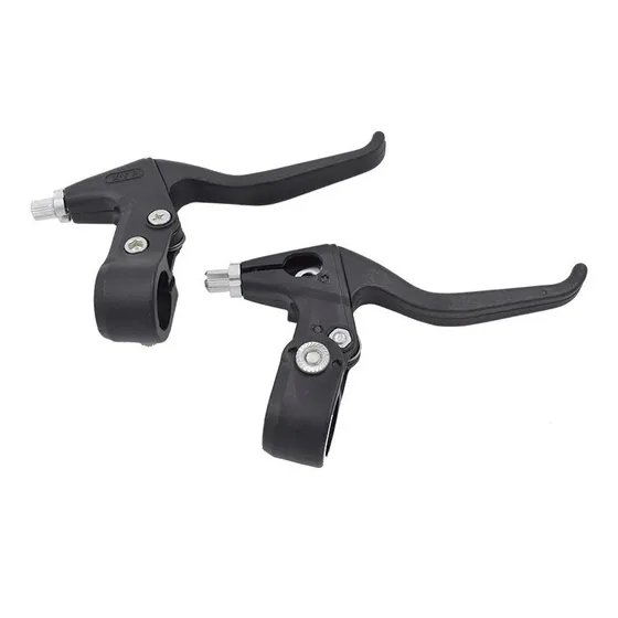 Par De Manijas De Freno Plasticas Para Bici Con Regulador