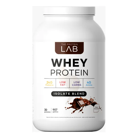 Suplemento En Polvo The Protein Lab Whey Protein 907g Isolat Sabor Chocolate
