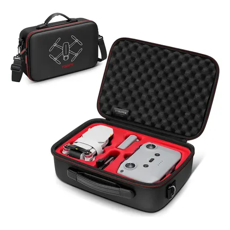 Bolsa De Transporte Rígida Para Drone Dji Mini 4k/mini2/mini 2 Se, Estojo Portátil E Leve À Prova Dágua E De Impacto,... Preto