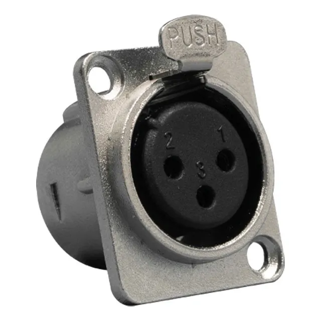 Conector Chasis Xlr3, Hembra O Macho Mark Mcb030 Mcb031