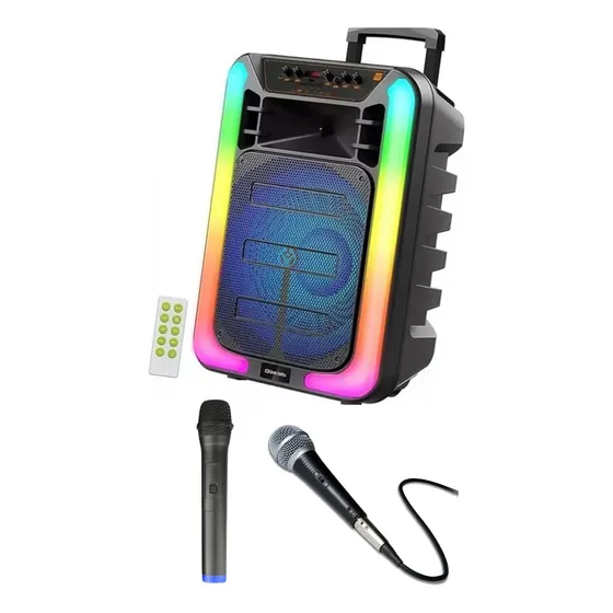 Parlante Bluetooth Portatil Usb Con Microfono Inalambrico Negros