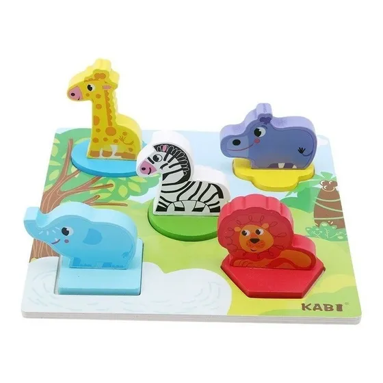 Juego De Encastre En Madera 5 Piezas