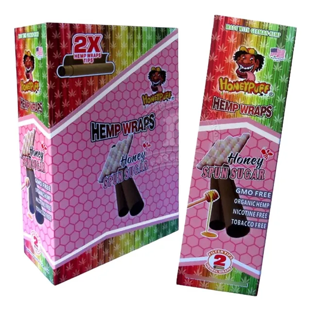Honey Puff King Hemp Wraps Orgánicos 12 Unid.