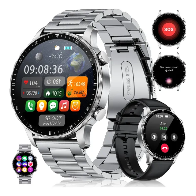 Bluetooth Smartwatch Resistente À Água Relógio Inteligente