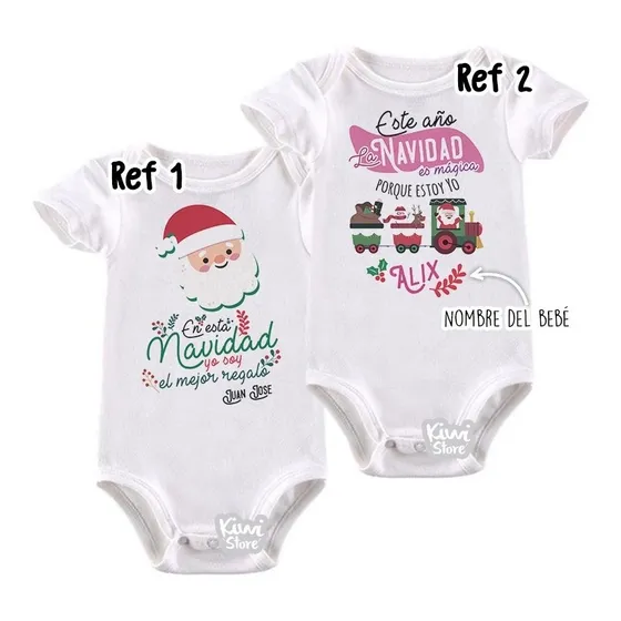 Mameluco Mi Primera Navidad Personalizado Con Nombre