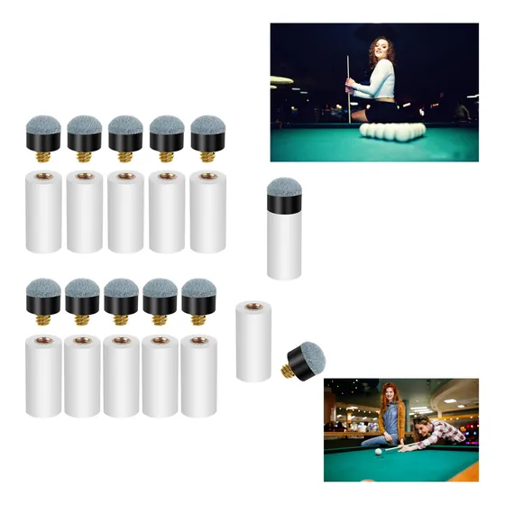 10 Set Puntera + Boquilla De Taco De Pool Atornillable 12mm