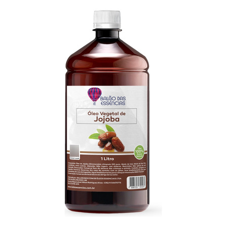 Óleo Vegetal Jojoba 100% Puro Natural Original 1 Litro Óleo Vegetal Jojoba 100% Puro Natural Original 1 Litro