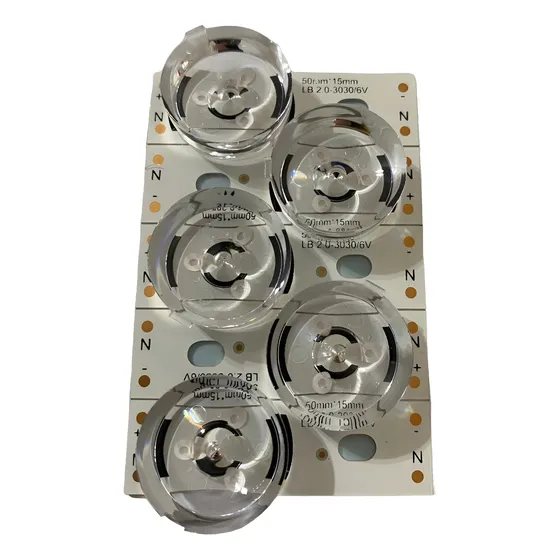 Led Smd Con Difusor Lupa Lente Grande Para Tv 6v Nuevo X5