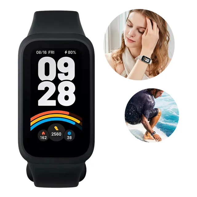 Relógio Smart Band Mi Band 9 Active Gps Global Lançamento