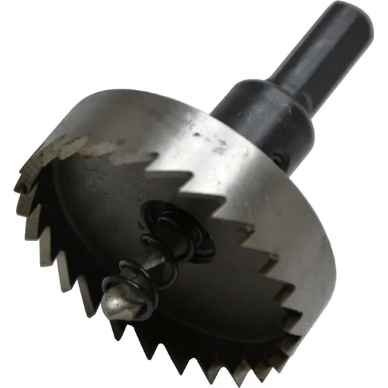 Broca Serra Copo Aço Rápido Hss Para Ferro 19mm Com Suporte