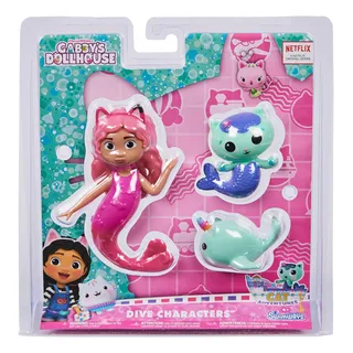 Pack De Personajes De Buceo Swimways Gabby's Dollhouse Pack De Personajes De Buceo Swimways Gabby's Dollhouse