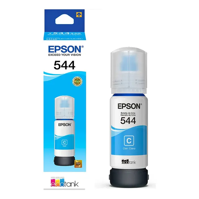 Recambio de tinta T544 para tinta cian Epson L1110/L3110/L3150/L3160