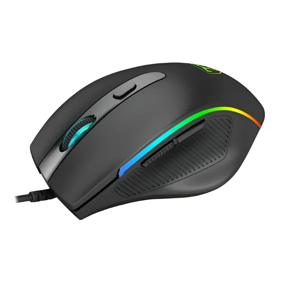 Mouse Gamer T-Dagger Recruit 2 Negro Óptico 3200 DPI Con Cable | Cuotas sin interés