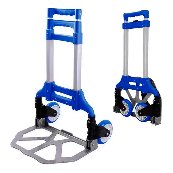 Carro Zorra Plegable Carretilla Portabultos Capacidad 70 Kg