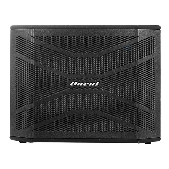 Caixa Subwoofer Oneal Ativo Sub Grave Opsb 3215x Prof 15 Pol