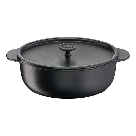 Cacerola Oval 31 Cm Hierro Fundido Induccion Tefal Tradition
