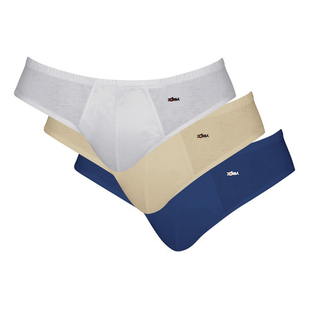 Kit Com 3 Cuecas Zorba Slip Original 100% Algodão 791 Kit Com 3 Cuecas Zorba Slip Original 100% Algodão 791