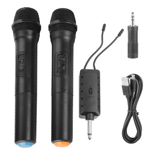 2 Micrófono Inalámbrico Profesional De Karaoke Con Receptor 2 Micrófono Inalámbrico Profesional De Karaoke Con Receptor