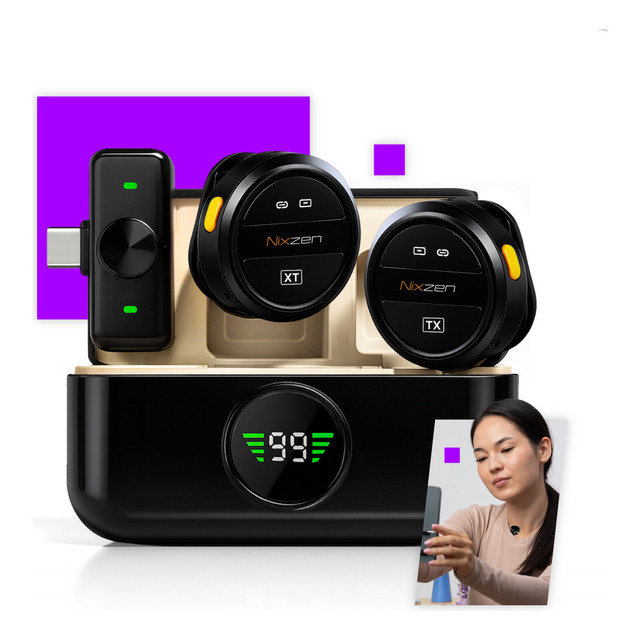 Microfone Lapela Redondo Sem Fio Duplo Anti Ruído Tipo C P/ Android E iPhone 15 16 17 Com ... Microfone Lapela Redondo Sem Fio Duplo Anti Ruído Tipo C P/ Android E iPhone 15 16 17 Com ...