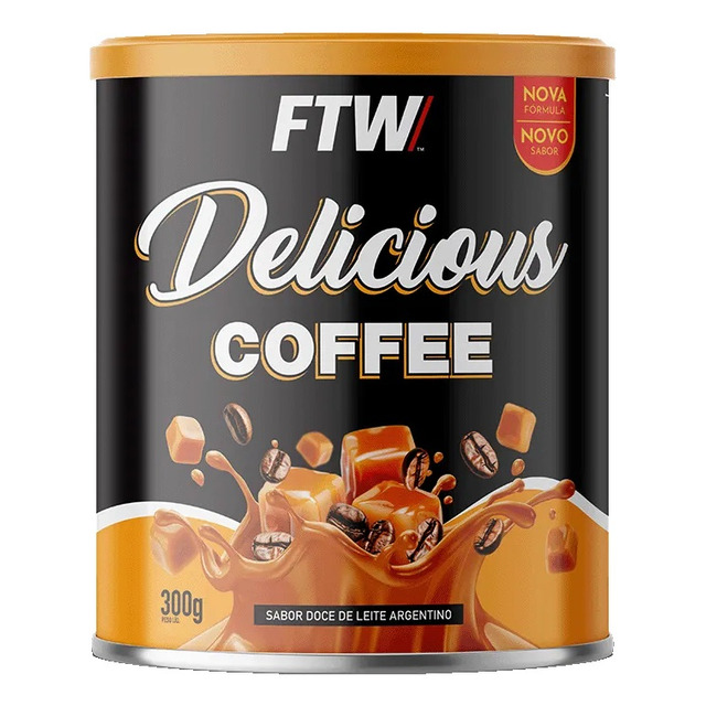 Delicious Coffee Lata 300g Sabor Doce De Leite Argentino - Ftw Delicious Coffee Lata 300g Sabor Doce De Leite Argentino - Ftw