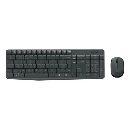 Kit de teclado e mouse espanhol Gamer Twolf Tf400 4 em 1 cor de