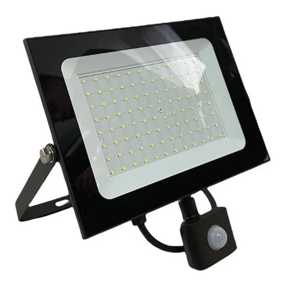 Reflector Led 50w Con Sensor Luz Blanca Color de la carcasa Negro Color de la luz Blanco frío 100V/240V