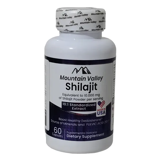 Shilajit Extracto 1000 Mg 60 Caps.mountain Valley Usa