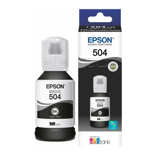 Tinta de impresora negra Epson T504120 127 ml