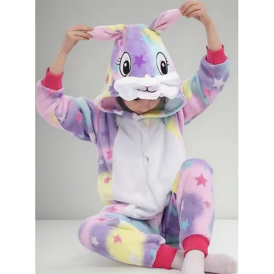 Pijama Entero Infantil Y Adulto Unicornio Invierno 5 Modelos