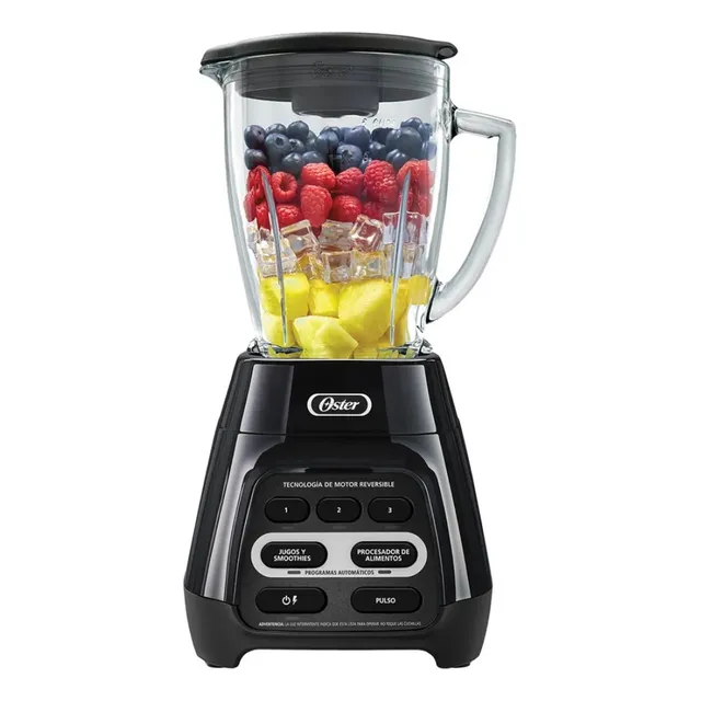Licuadora Oster Tecnología Reversible Vaso De Vidrio 1.5lt