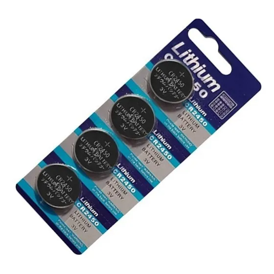 Batería Cr2450 - 3v - Litio - Blíster De 04 Unidades