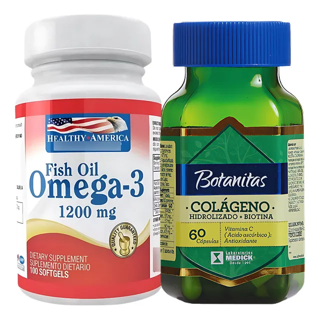 Omega 3 Healthy America Y Colageno - Unidad a $513