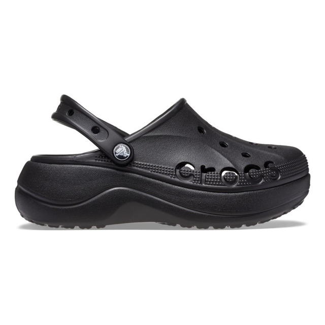 Sandália Crocs Baya Plataform Clog Black Sandália Crocs Baya Plataform Clog Black
