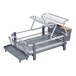 Escurridor Trastes 2 Niveles Aluminio 100% Inoxidable Wk-15 Escurridor Trastes 2 Niveles Aluminio 100% Inoxidable Wk-15