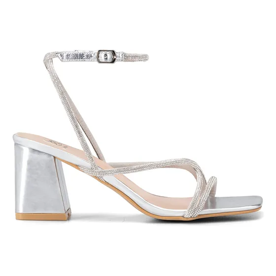 Sandalias Zapatos Tacón Grueso Moda Elegante De Mujer Weide