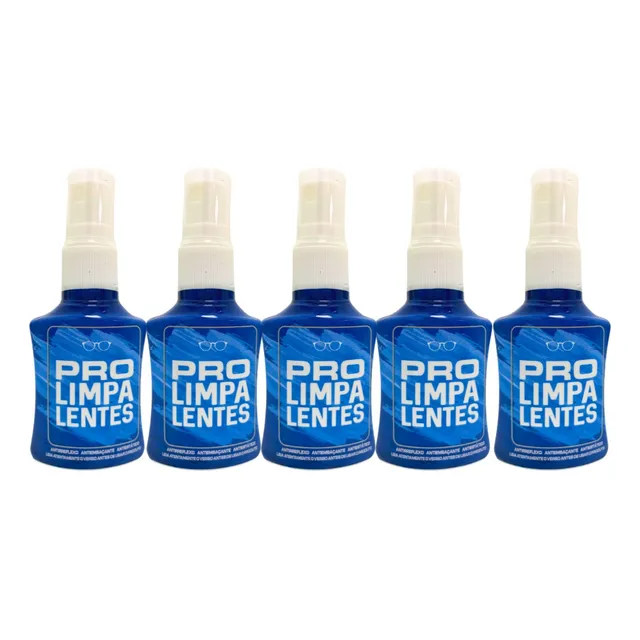 Kit 5 Liquido De Limpeza Lente Oculos Tela Notebook Celular