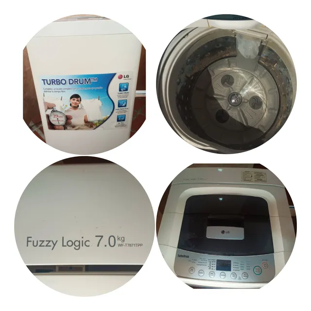 Lavadora Automática LG 7kg Usada