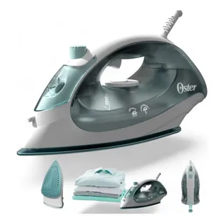 Ferro De Passar A Vapor Base Antiaderente Oster Gcstbs3801 Cor Verde Ferro De Passar A Vapor Base Antiaderente Oster Gcstbs3801 Cor Verde