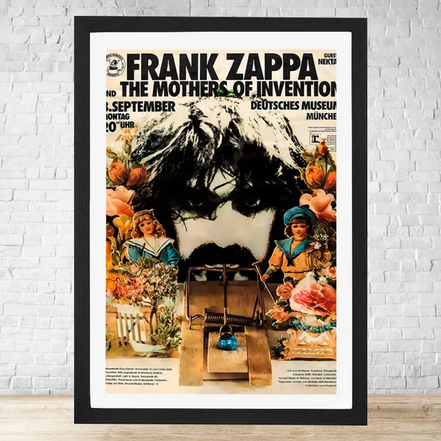  Cuadro Frank Zappa Y The Mothers 30x40 Cm Colgable  C383