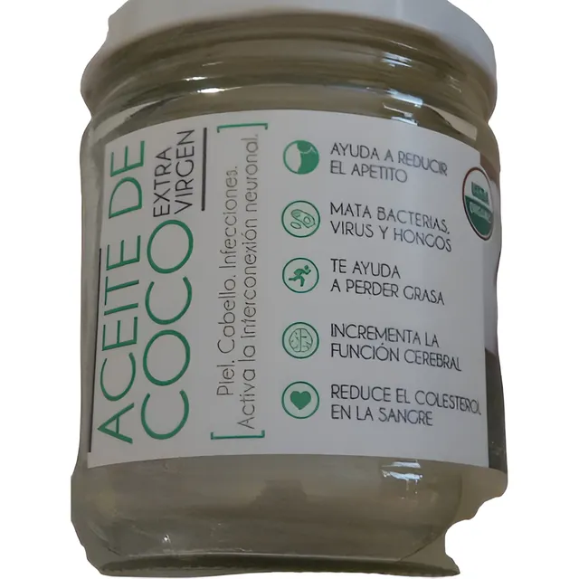 Aceite De Coco X- Virgen Organico 360 Ml