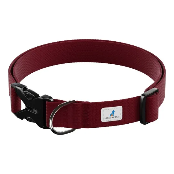 Collar Para Perro O Gato Ajustable De Paseo Mascretta Perros Color Rojo Tamaño Del Collar L