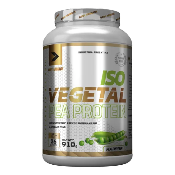 Iso Vegetal Pea Protein Body Advance Proteina Arvejas Vegan