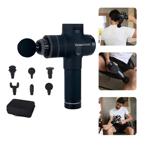 Massageador Elétrico Pistola Massageadora Profissional Deep