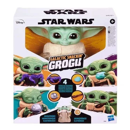 Figura Star Wars Galactic Snackin' Grogu Animatrónico