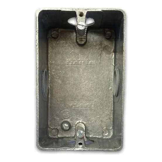 Caja Registro Metalica Para Plaqueta 3/4 Daisa