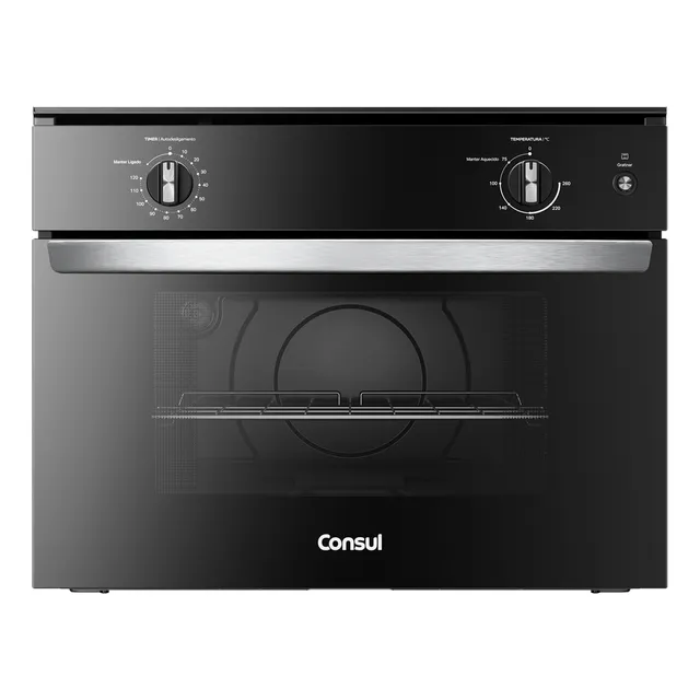 Forno Elétrico De Embutir Consul Cob47be 47l Cor Preto 220v