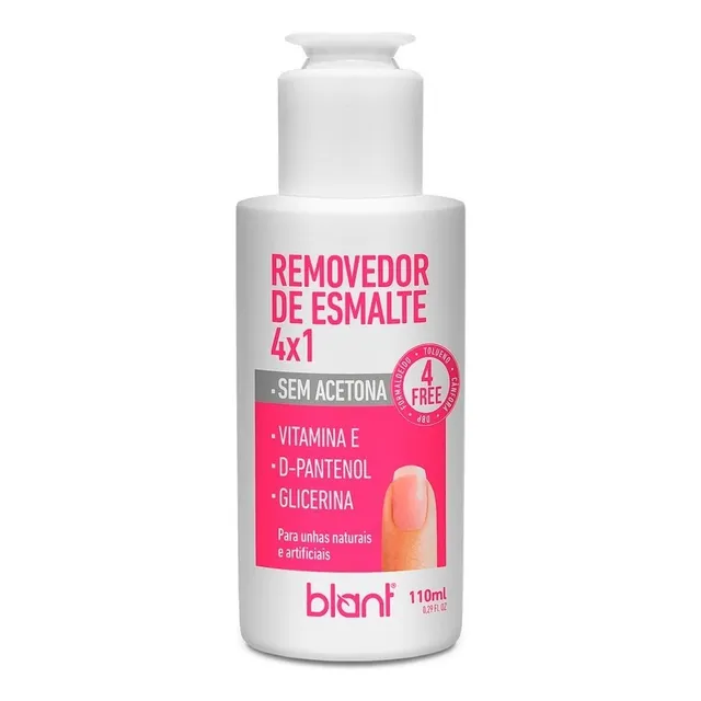 Removedor De Esmaltes Sem Acetona Blant 4x1 4 Free Removedor De Esmaltes Sem Acetona Blant 4x1 4 Free