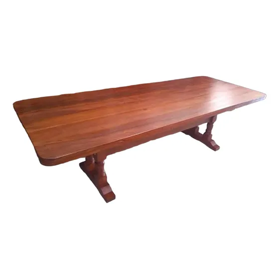 Mesa 2,20 Mts Algarrobo Patas 4 X 4 - Muebleria Estilo-