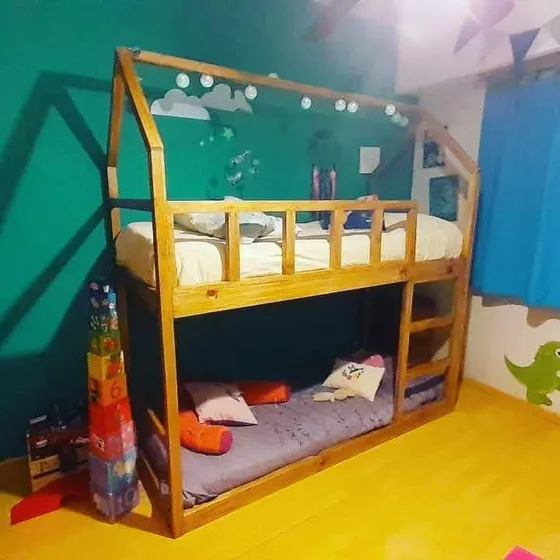 Cucheta Casita Montessori, Doble